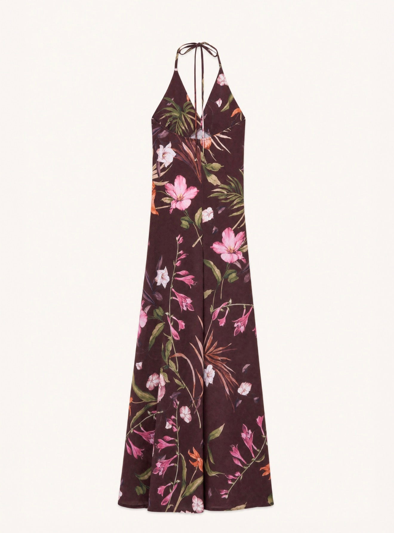 Halter Botanical Dress