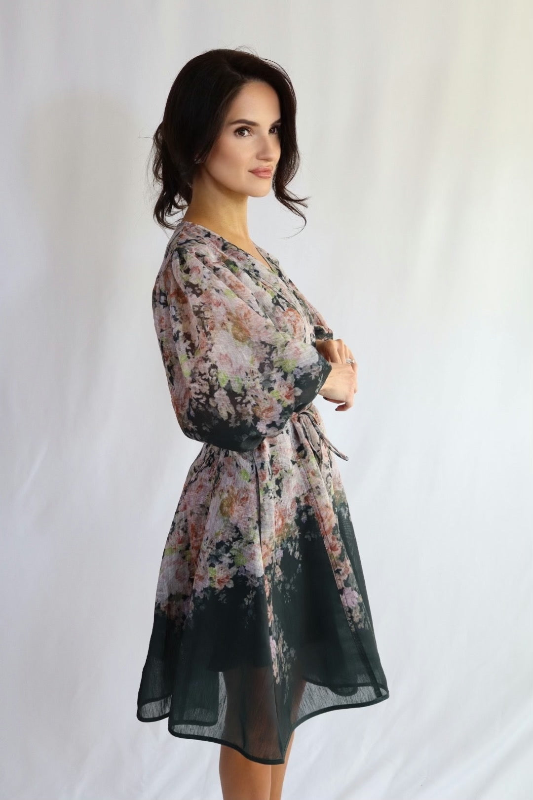 Black Floral Dress