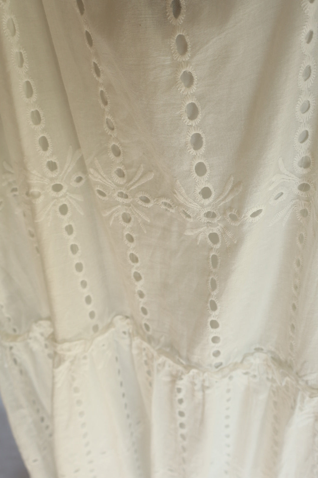 White Embroidery Dress