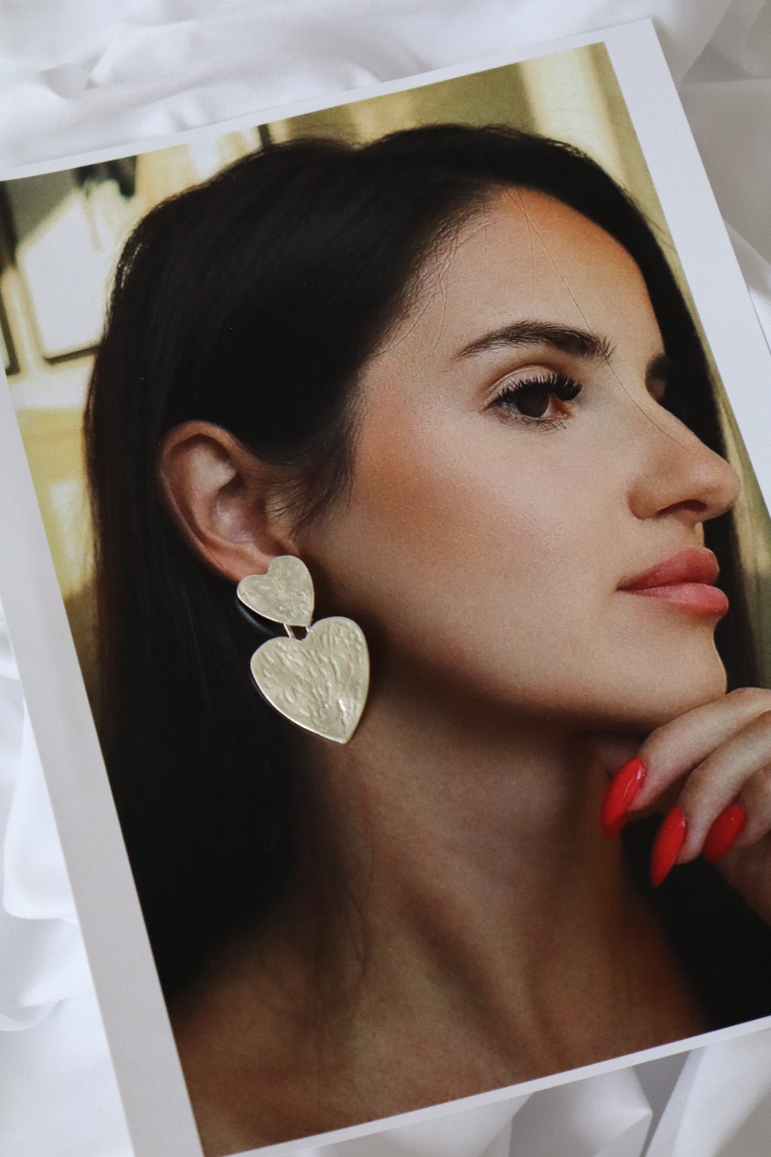 heart earrings