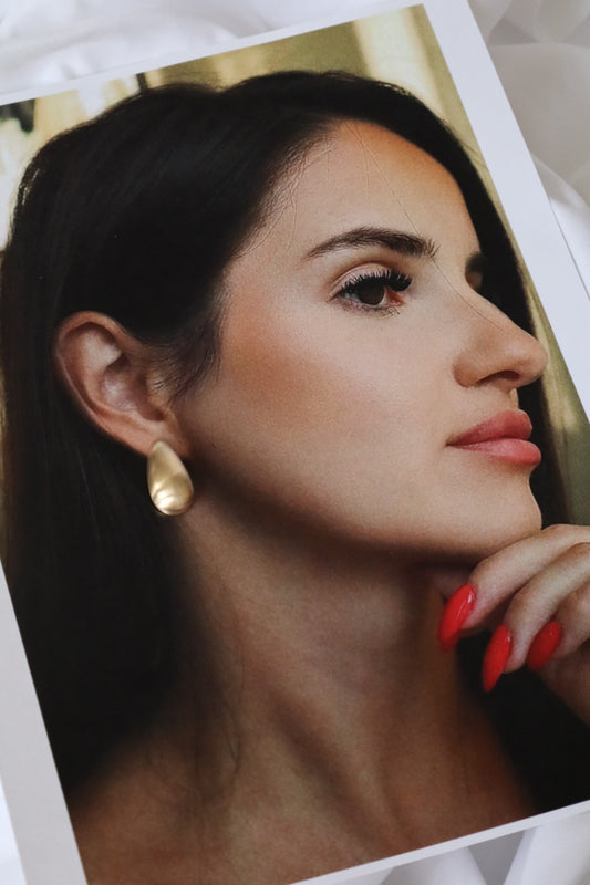 Matte Drop Earrings