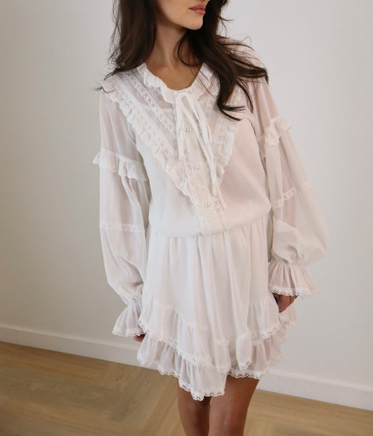Blouse Shorts Set