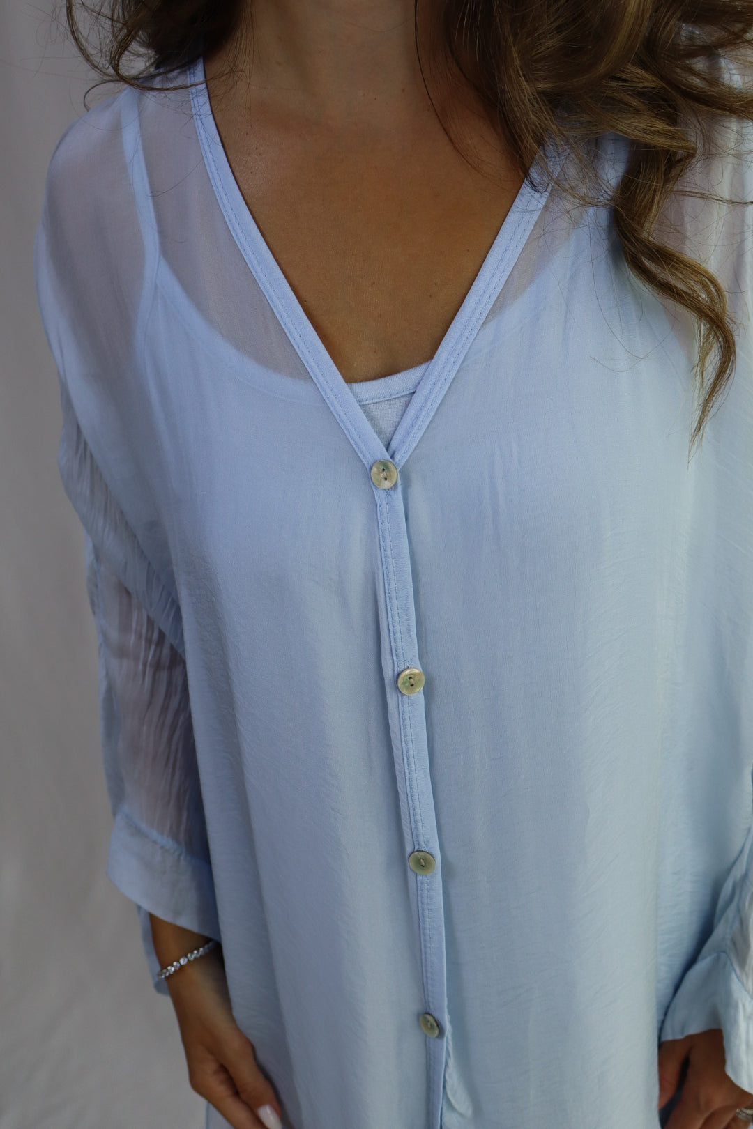 Baby Blue Pant Set