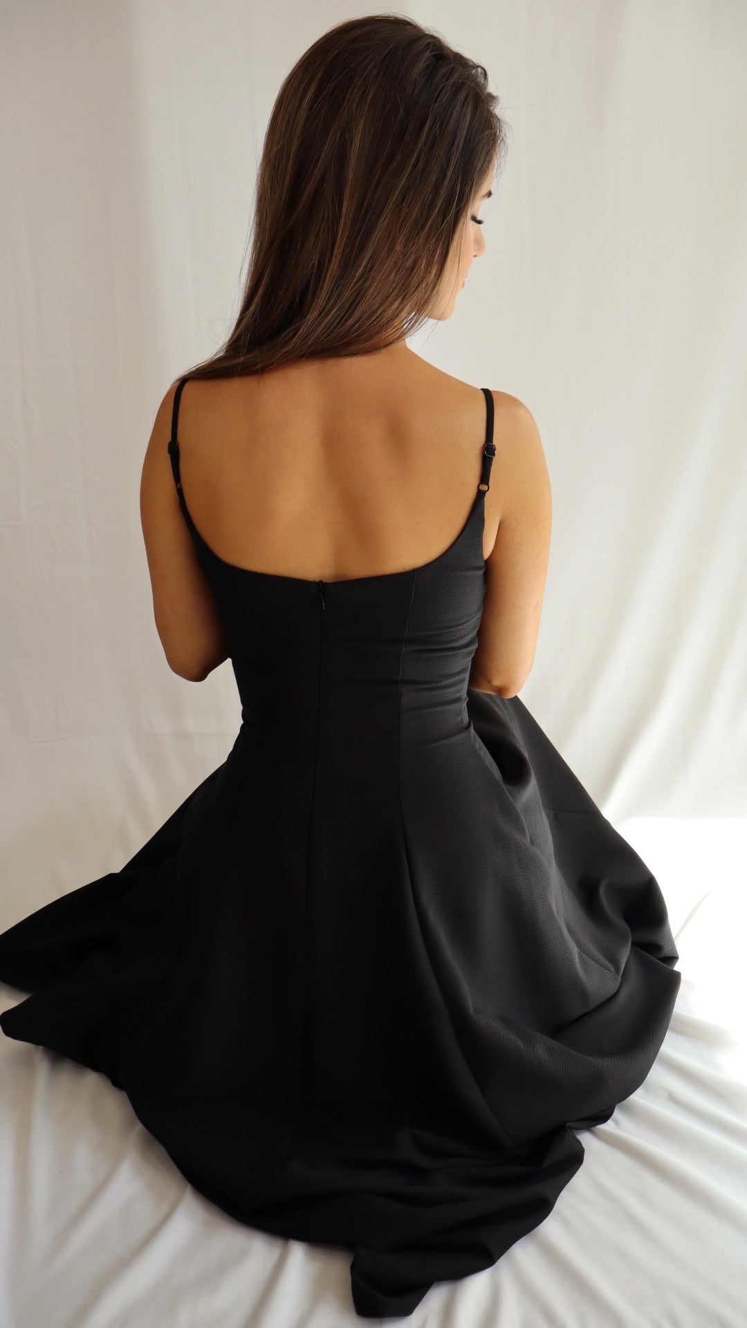 Wish Black Midi Dress