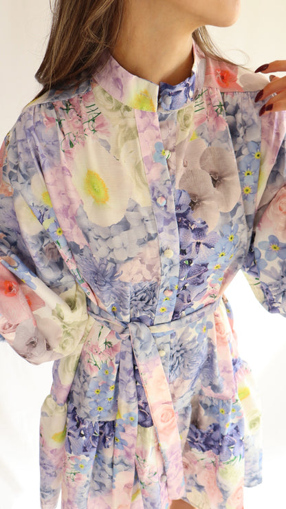 Floral Dream Button Dress