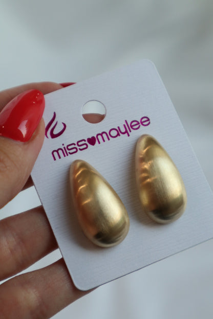 Matte Drop Earrings