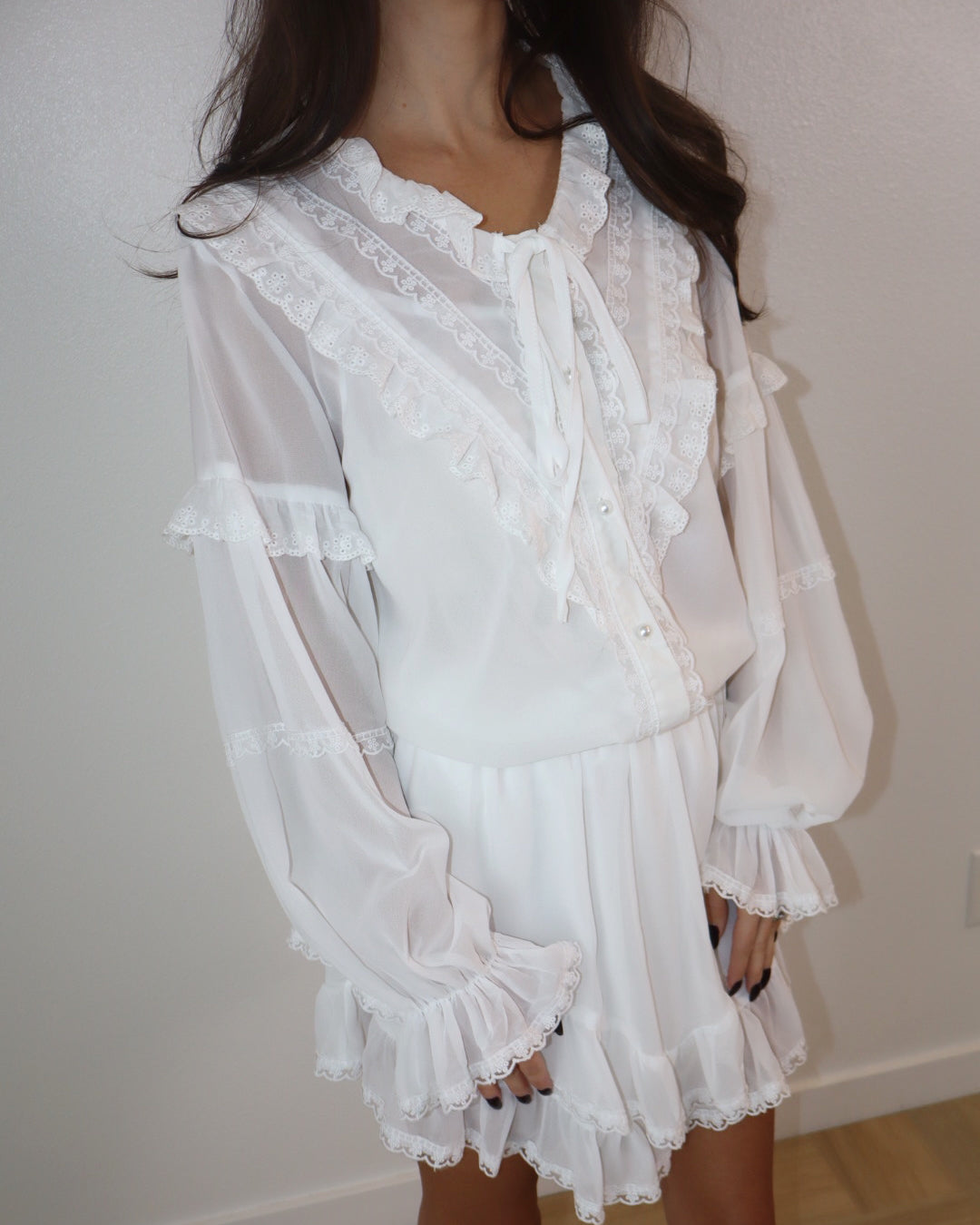 Blouse Shorts Set
