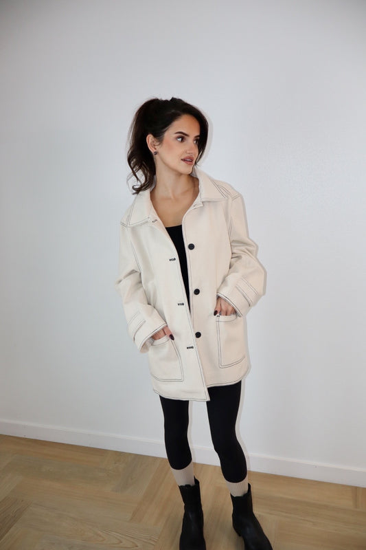 Denim Button Up Jacket