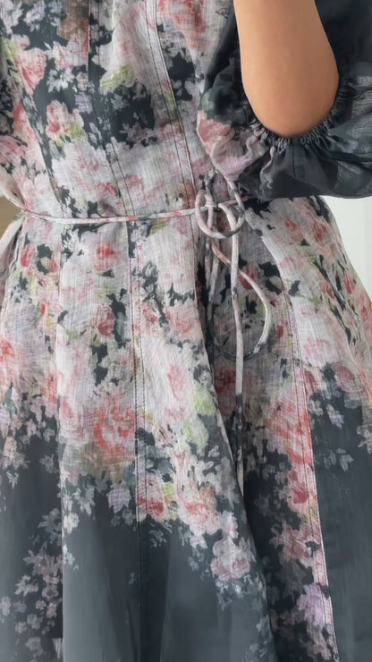 Black Floral Dress